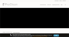 Desktop Screenshot of proclean.no