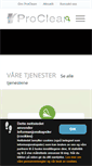 Mobile Screenshot of proclean.no
